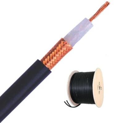 Professional Factory 75ohm Apply to CCTV/CATV Rg58/Rg59/RG6/Rg11 Coaxial Cable with CE RoHS Standard