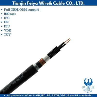 Kvvp22 Copper Core PVC Insulation PVC Sheathed Braid Screening Steel-Tape Armoring Control Cables