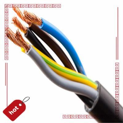 Outdoor Copper PVC Insulated Braiding Screened Armoured Electric Control Cable UL21996