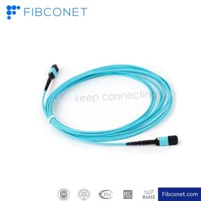 FTTH Optical Fiber MPO-MPO Om3 Om4 Multi-Mode Patch Cord