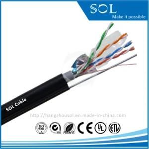 24AWG Network 4P Messengered FTP Cat5e LAN Cable