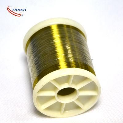 High Temperature Gold Color Polyurethane Enameled Silver Plated Copper Wire