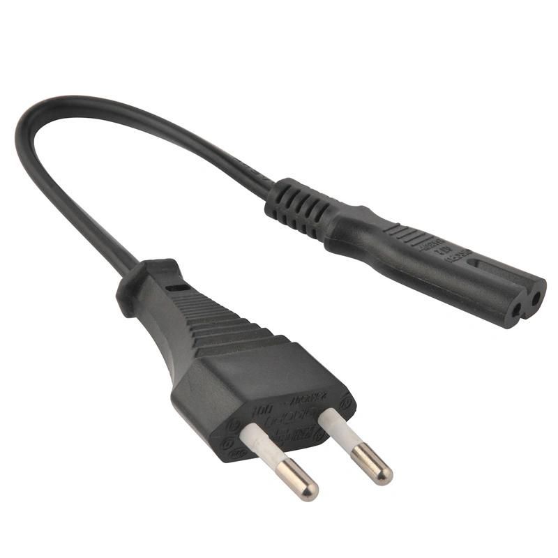 European 2 Pins AC Power Extension Cord with C7 Connector