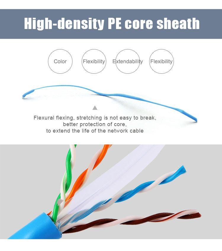 Factory Direct Sales OEM Service Available UTP Cable CAT6 305m Ethernet Cable