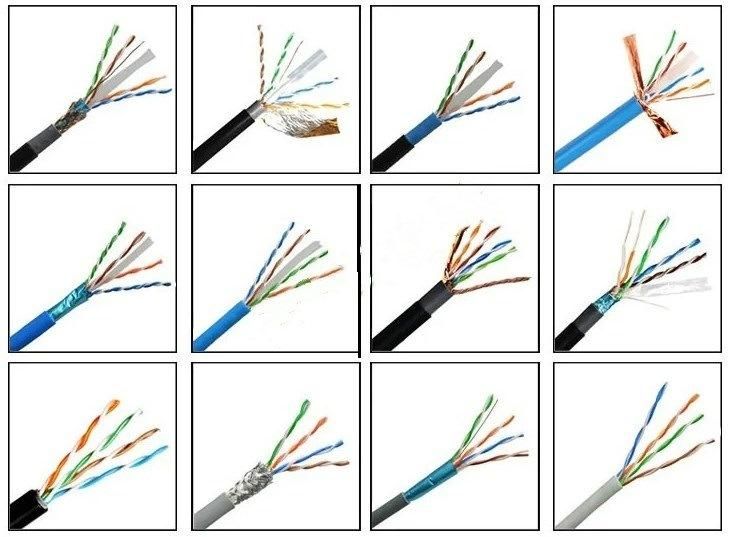 Cat5e LAN Cable Copper Wire 4pair 100MHz LAN Cable Cat5e