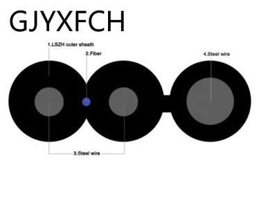 High Bandwidth Tight Buffer GJYXFCH Fiber Cable Optical