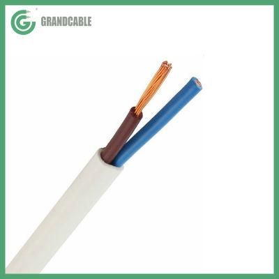 H05VV-F 2x1.5mm2 300/500V PVC Insulated Multi-core Cables With Flexible Copper Conductor