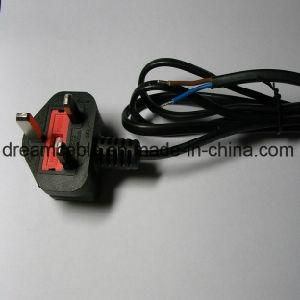 1.2m Black BS 1362 UK AC Power Cord