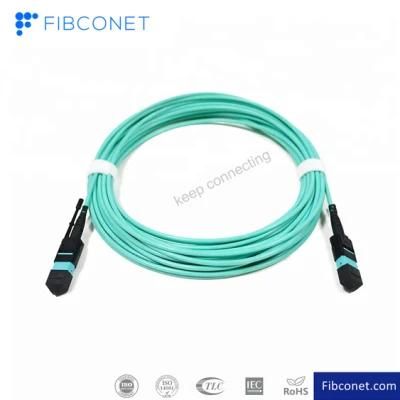 Fiber Optical Patchcord Cable Om3 MPO to MPO Fiber Optic Patch Cord