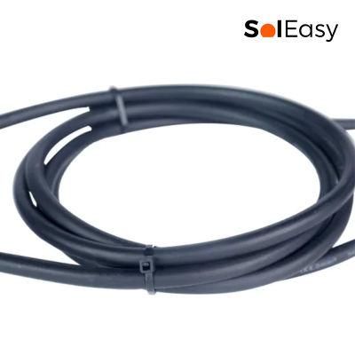 Flexible Solid PVC Insulated Copper Conductor Solar Cable for Solar System