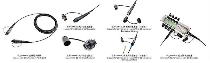 Ftta IP68 Outdoor Fiber Optical Outdoor Sc Waterproof Cable Connector