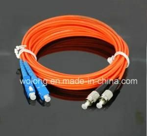 FC-Sc Multi Mode Duplex Fiber Optic Patch Cord