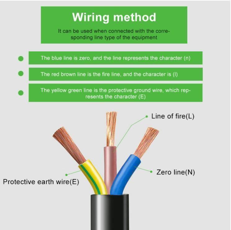 ETL VDE UL 3 Prong IEC Electric Extension Cable Female to Male AC Computer Monitor C13 C14 Connector Power Cord
