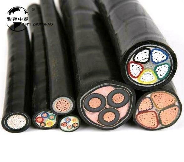 Waterproof Flexible Epr Insulated Rubber Cable 3 Cores 4 Cores 5 Cores Round Submersible Pump Cable