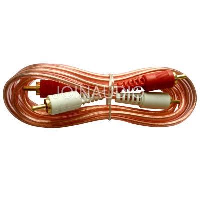 Audio Cable RCA Cable Transparent Cable 3RCA to 3RCA (3R-TP 1.5M)