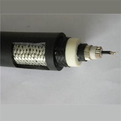 Tinned Copper Conductor XLPE Insulated Tinned Copper Wire Braiding Shielded 66kv DC Cable