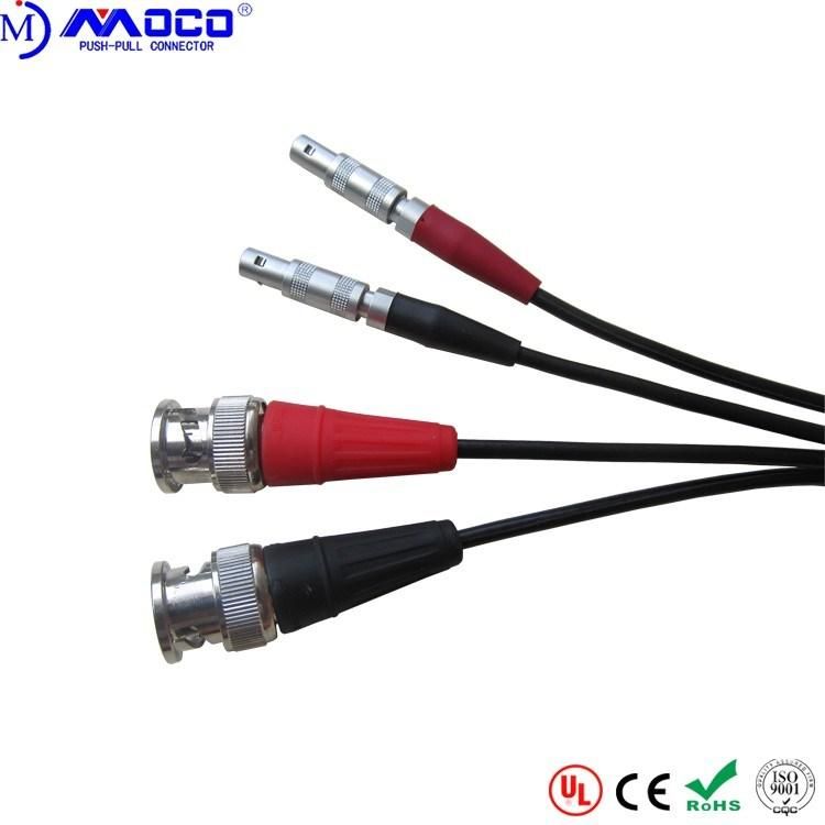 Customized Cable BNC to 00 (FFA. 00.250) Ut Coaxial Cables for Ultrasonic Flaw Detector