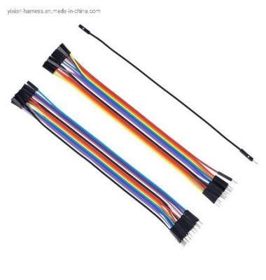Custom Male to Female 1p 2p 3p 4p 5p 6p 10p 20p 30p 40p Cable DuPont 2.54mm Breadboard Line Flat Ribbon Jumper Wire Harness