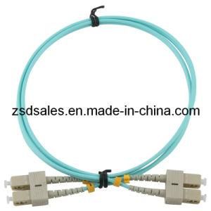 SC/PC Duplex Om3 Fiber Optic Patch Cord