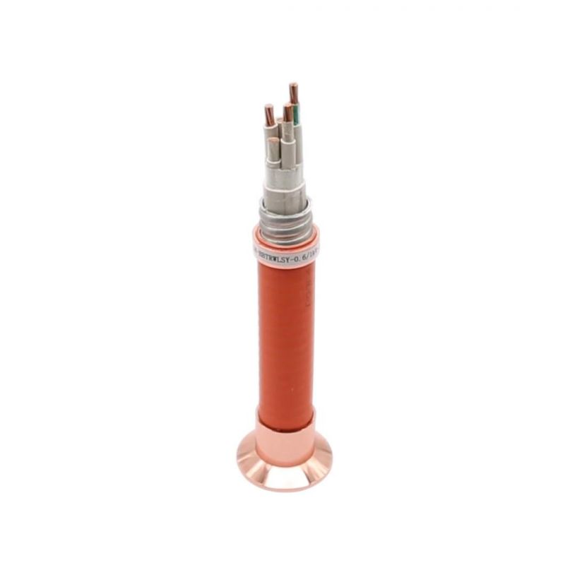 IEC60227 450V/750V 3 X 4mm2 Copper Wires Stranded Conductor PVC Insualation and Copper Wire Screening PVC Sheath Cable