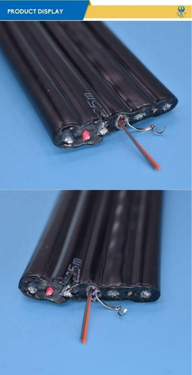 H05vvh6-F Flexible Flat Cable Elevator Cable PVC Elevator Travelling Cable CAT6 Cat5e Elevator Cable