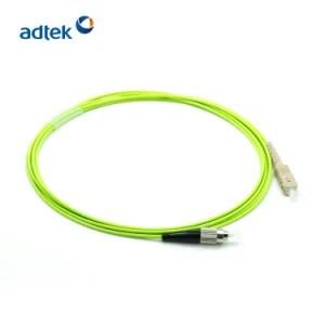 Factory Supply Duplex Multimode Sc-St 50/125 Om4 mm PVC/LSZH Fiber Optic Patch Cord