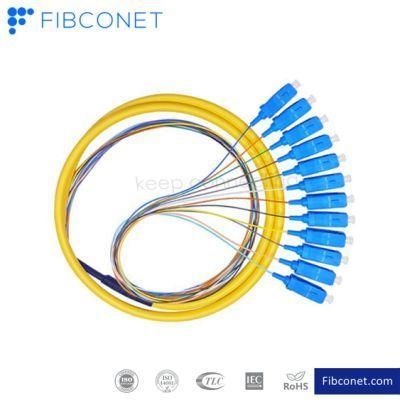 FTTH Sc Upc PVC/LSZH Single Mode Fiber Optic Cable/Patchcord/Pigtail