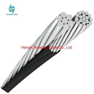 XLPE Insulated Overhead Duplex Service Drop with ACSR ABC Cable 1*16+25mm