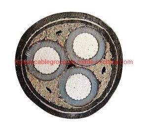 Round Wire Aluminum Core XLPE/PVC/Al /Sta Armored Mv Power Cable