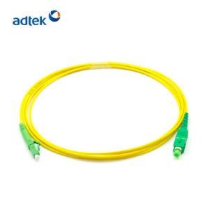 100meters LC APC Indoor Sm G657A Simplex FTTH Drop Cable Patchcord Optical Fiber Drop Cable 100m APC to APC