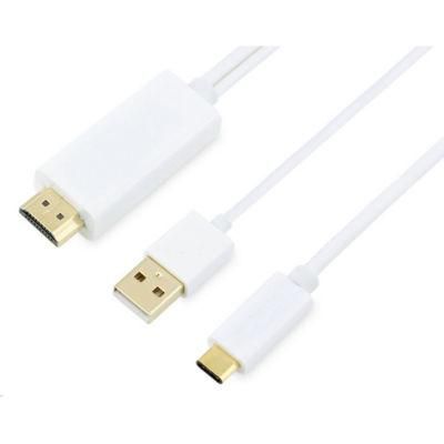 USB Type C Male to HDMI and USB Cable External Video Cable Converter (C-HDMI-14)
