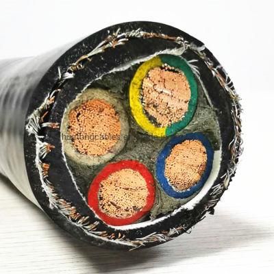 Electrical 0.6/1kv Cu/Epr/Tcwb/CPE Oil &amp; Mud Resistance Flame Retardant Halogen-Free Shipboard Power Cable Marine Wire