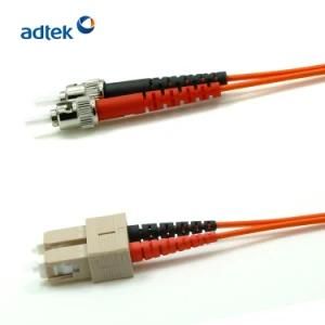 Widely Used 1m Duplex 2.0mm 62.5/125 Om1 50/125 Om2 St/Upc-Sc/Upc PVC/LSZH Patch Cord