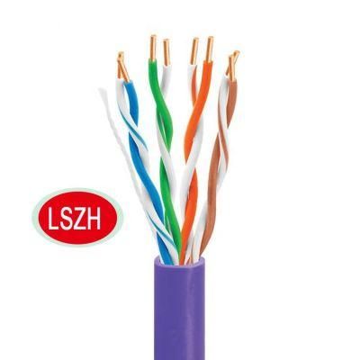 Wholesale Communication Ethernet Network Cable with RJ45 Connector Cat 5e LAN Cable