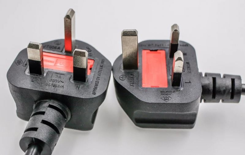 Bsi UK 3 Pin Plug with The Connector of Figure 7 (C7) AC Power Cord