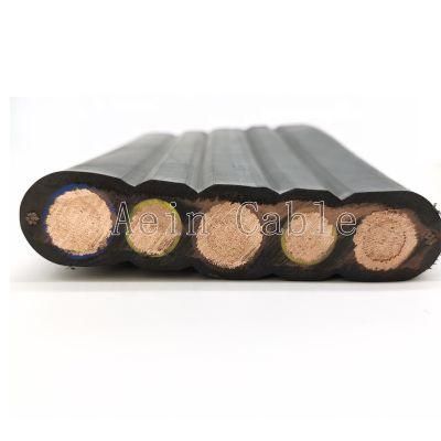 Flat Cable for Cranes Power Cable Rubber Sheathed Yffb Flat Cable
