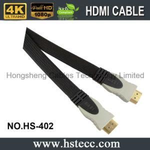 Golden-Plated Flat HDMI Double- Color Cable 1.4V 2.0V