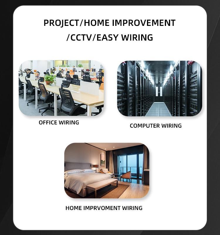 CAT6 Data 305m/Box UTP FTP LAN 4pairs Communication Network Cable