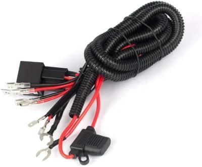 Automobile Motorcycle Horn Wire Harness for Car Truck Grille Mount Blast Tone Horns Wiring Harness