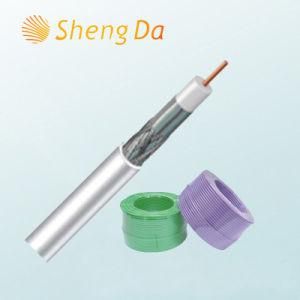 75 Ohm Satellite CATV and CCTV Shielded Rg Coaxial Cable