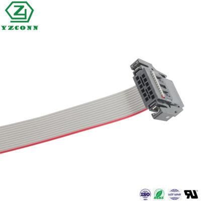Double Row IDC Connector Flat Ribbon Cable Assembly