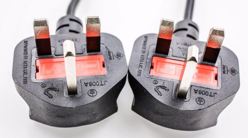 UK Bsi GB Cables Power Cable with Switchs on Line 303 304