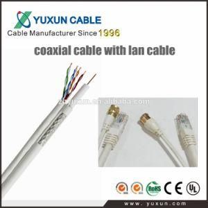 Digital Multimedia Cable RG6/Rg59 with LAN Cable Cat5e Composite Cable