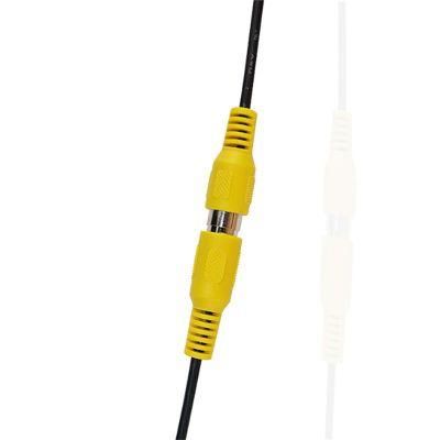 Single Head RCA Audio Cable AV Male Head Adapter Cable AV Single Head Video Cable RCA Female Head Wire Yellow 0.15 M