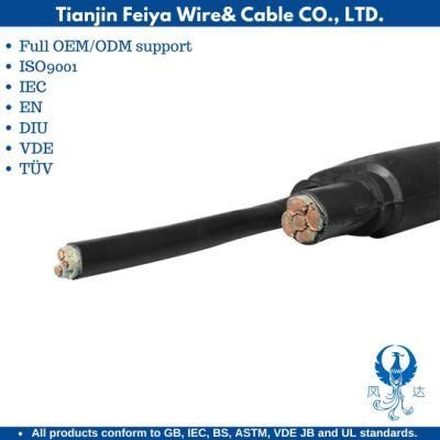 Building Wire Pvccu Core XLPE Insulated and PVC Sheathed Pre Branched Low Smoke Halogen-Free Flame Retardant Power Cable