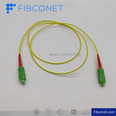 9 Degree Low Insertion Loss Sc Fiber Optic Patch Cord