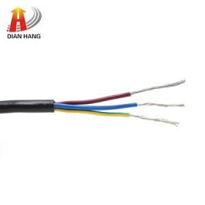 Electrical Control Power Thinned Power Wire Non-Woven Fabric Bright Black TPU Jacket OEM/ODM Non-Standard Custom Wire