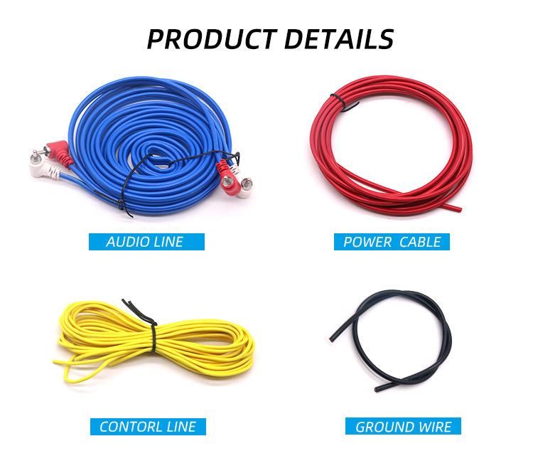 Have Stock 10 Gauge Pure Copper Professional Car Amplifier Cable Audio Wiring Kit