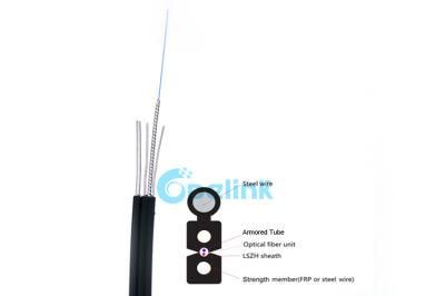 FTTH Self-Supporting Bow-Type Anti-Rodent Armored Outdoor Drop Fiber Optic Cable