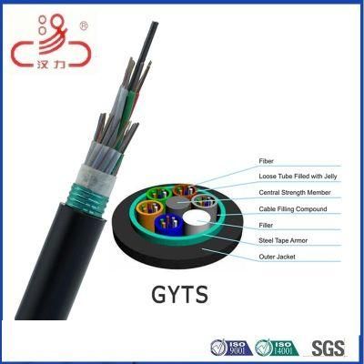 Single-Mode Double Armors Double Jackets Flame-Retardant Fiber Optic Cable GYTA53&GYTS